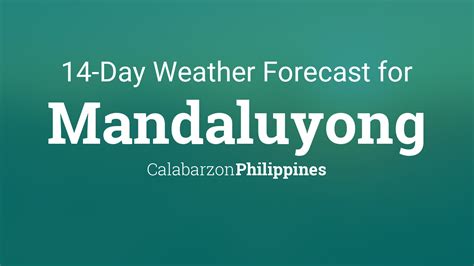 Weather Today Mandaluyong .
